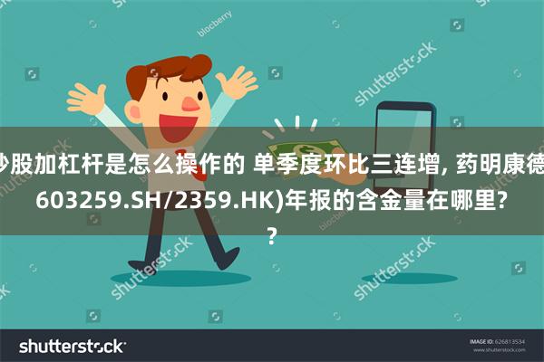 炒股加杠杆是怎么操作的 单季度环比三连增, 药明康德(603259.SH/2359.HK)年报的含金量在哪里?