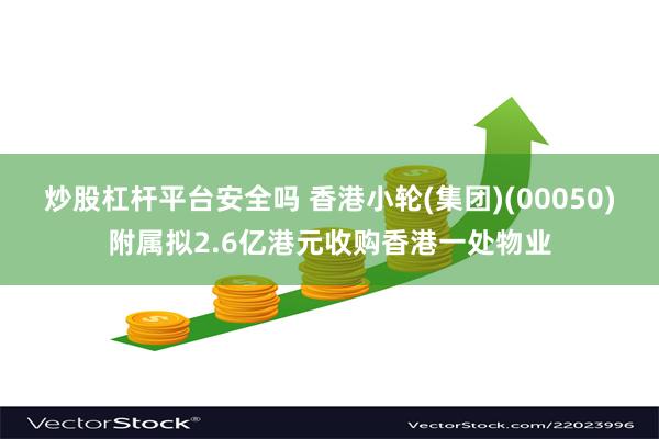 炒股杠杆平台安全吗 香港小轮(集团)(00050)附属拟2.6亿港元收购香港一处物业