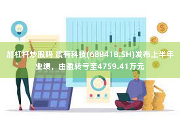 加杠杆炒股吗 震有科技(688418.SH)发布上半年业绩，由盈转亏至4759.41万元